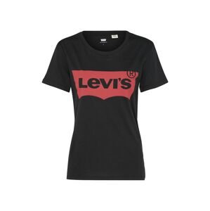 LEVI'S Tričko 'THE PERFECT TEE BLACKS' červená / černá