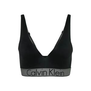 Calvin Klein Underwear Podprsenka 'PLUNGE' šedá / černá