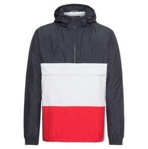 Urban Classics Přechodná bunda  námořnická modř / červená / bílá