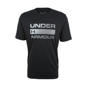 UNDER ARMOUR Tričko 'Issue'  černá / stříbrná