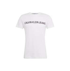 Calvin Klein Jeans Tričko  bílá