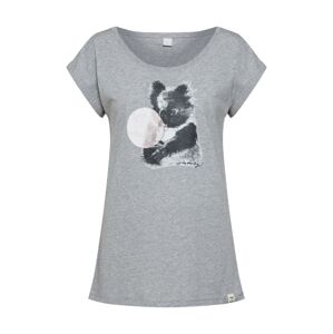 Iriedaily Tričko 'Koala Bubble' antracitová / světle šedá / šedý melír / pudrová