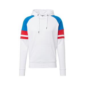 Urban Classics Sweatshirt 'Raglan Racing'  modrá / červená / bílá