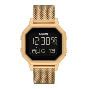 Nixon Digitální hodinky 'Siren Milanese'  zlatá