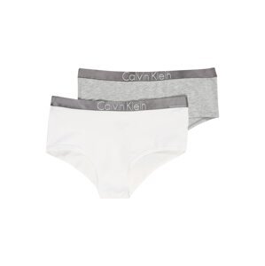 Calvin Klein Underwear Spodní prádlo '2 PACK SHORTY'  šedý melír / bílá