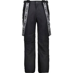 CMP Outdoorové kalhoty 'Salopette'  světle šedá / černá / tmavě šedá