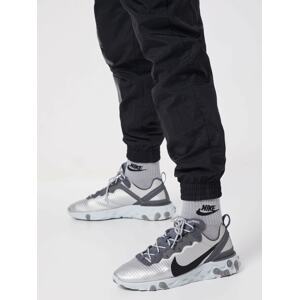 Nike Sportswear Tenisky 'NIKE REACT ELEMENT 55 PRM'  stříbrně šedá / černá / bílá