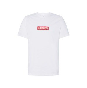 LEVI'S Tričko  bílá / červená