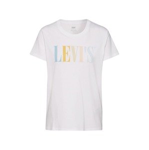 LEVI'S Tričko  bílá / žlutá / azurová / kouřově modrá / pastelově žlutá