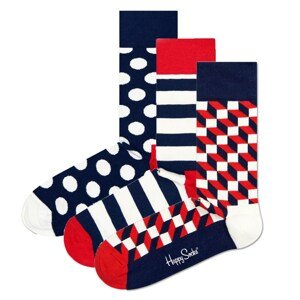 Happy Socks Ponožky  námořnická modř / červená / bílá