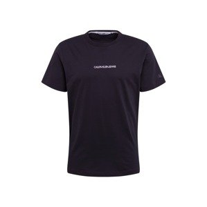Calvin Klein Jeans Tričko 'INSTIT'  černá / bílá