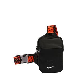 Nike Sportswear Taška přes rameno 'Advance'  černá / bílá / oranžová