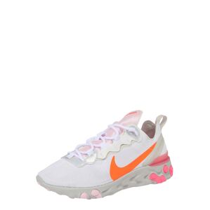 Nike Sportswear Sneaker 'REACT ELEMENT 55'  bílá / pink