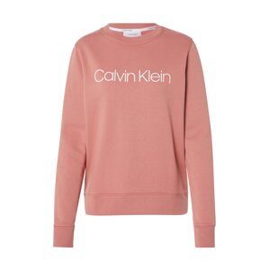 Calvin Klein Mikina  růžová / bílá
