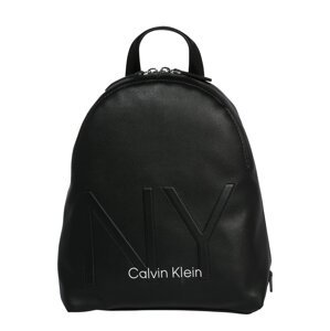 Calvin Klein Batoh 'NY SHAPED BACKPACK SM'  černá
