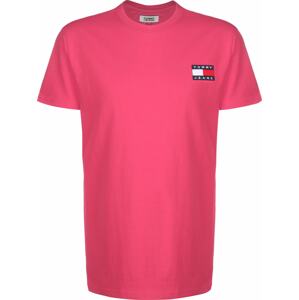 Tommy Jeans Tričko ' Badge '  pink