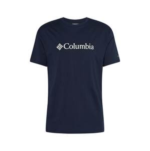 COLUMBIA Tričko námořnická modř / bílá