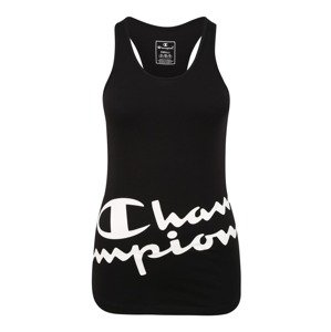 Champion Authentic Athletic Apparel Sportovní top  černá / bílá