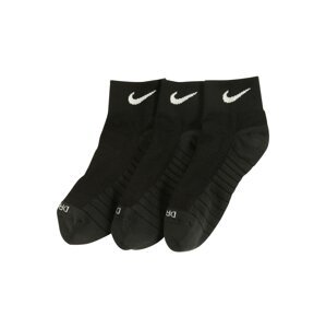 NIKE Sportovní ponožky černá / bílá