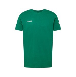 Hummel Funkční tričko  tmavě zelená / bílá