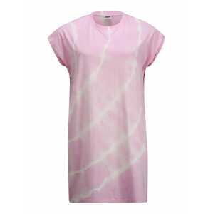 Urban Classics Šaty 'Tie Dye'  pink