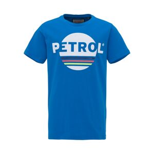 Petrol Industries Tričko  modrá / bílá / tmavě modrá / červená / žlutá