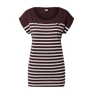 Iriedaily Tričko 'Cat Stripe' fialová / černá / bílá