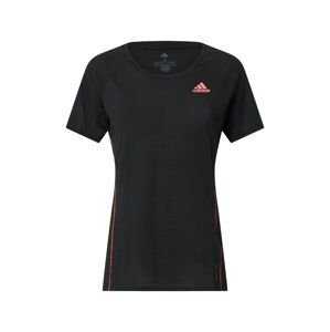 ADIDAS SPORTSWEAR Funkční tričko 'Runner' šedá / růžová / černá