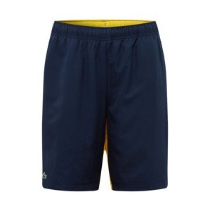 Lacoste Sport Sportovní kalhoty 'Taffetas Diamante'  žlutá / marine modrá / bílá
