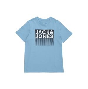 Jack & Jones Junior Tričko 'Booster'  černá / světlemodrá / bílá