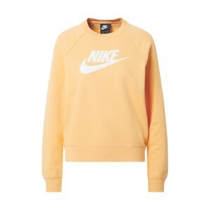 Nike Sportswear Mikina  oranžová / bílá