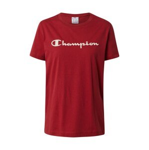 Champion Authentic Athletic Apparel Tričko  vínově červená