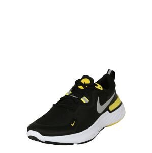 NIKE Běžecká obuv 'React Miler'  černá / žlutá / bílá / šedá