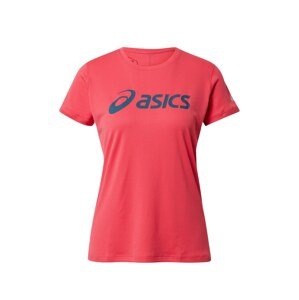 ASICS Funkční tričko 'SILVER'  modrá / svítivě růžová