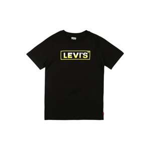 LEVI'S Tričko  černá / bílá / žlutá