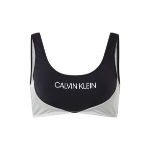 Calvin Klein Swimwear Podprsenka  černá / bílá