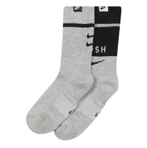 Nike Sportswear Ponožky 'Swoosh'  černá / šedá