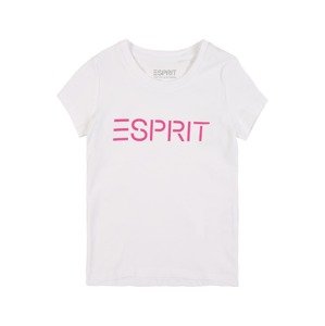 ESPRIT Tričko  bílá / pink
