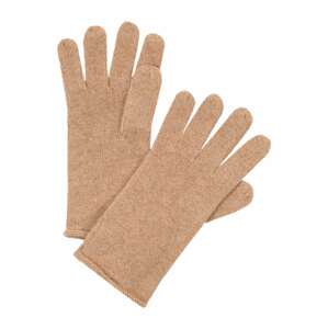 ESPRIT Prstové rukavice  velbloudí