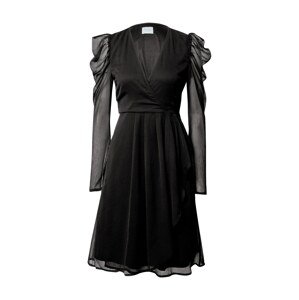 VILA Koktejlové šaty černá