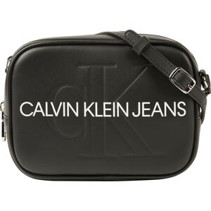 Calvin Klein Jeans Taška přes rameno  černá / bílá