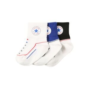 CONVERSE Ponožky  modrá / melounová / černá / offwhite