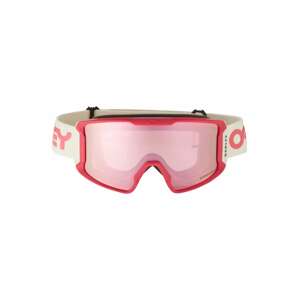 OAKLEY Sportovní brýle 'Line Miner'  pink / rubínově červená / bílá
