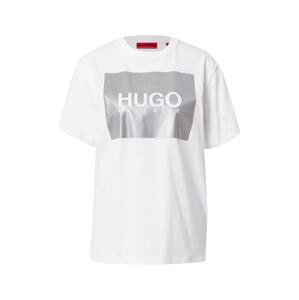 HUGO T-Shirt 'The Boyfriend'  bílá