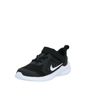 NIKE Sportovní boty 'Downshifter 10'  černá / bílá