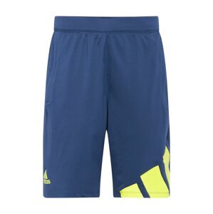 ADIDAS SPORTSWEAR Sportovní kalhoty námořnická modř / svítivě žlutá