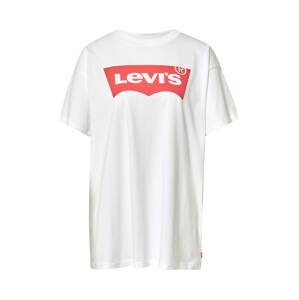 LEVI'S Oversized tričko červená / bílá