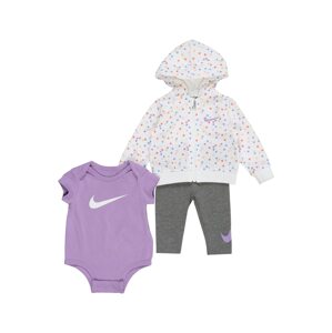 Nike Sportswear Sada  tmavě šedá / fialová / bílá / světle šedá
