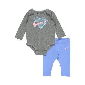 Nike Sportswear Sada  královská modrá / šedý melír / pink