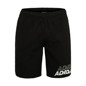 ADIDAS PERFORMANCE Sportovní plavky  černá / šedá / bílá
